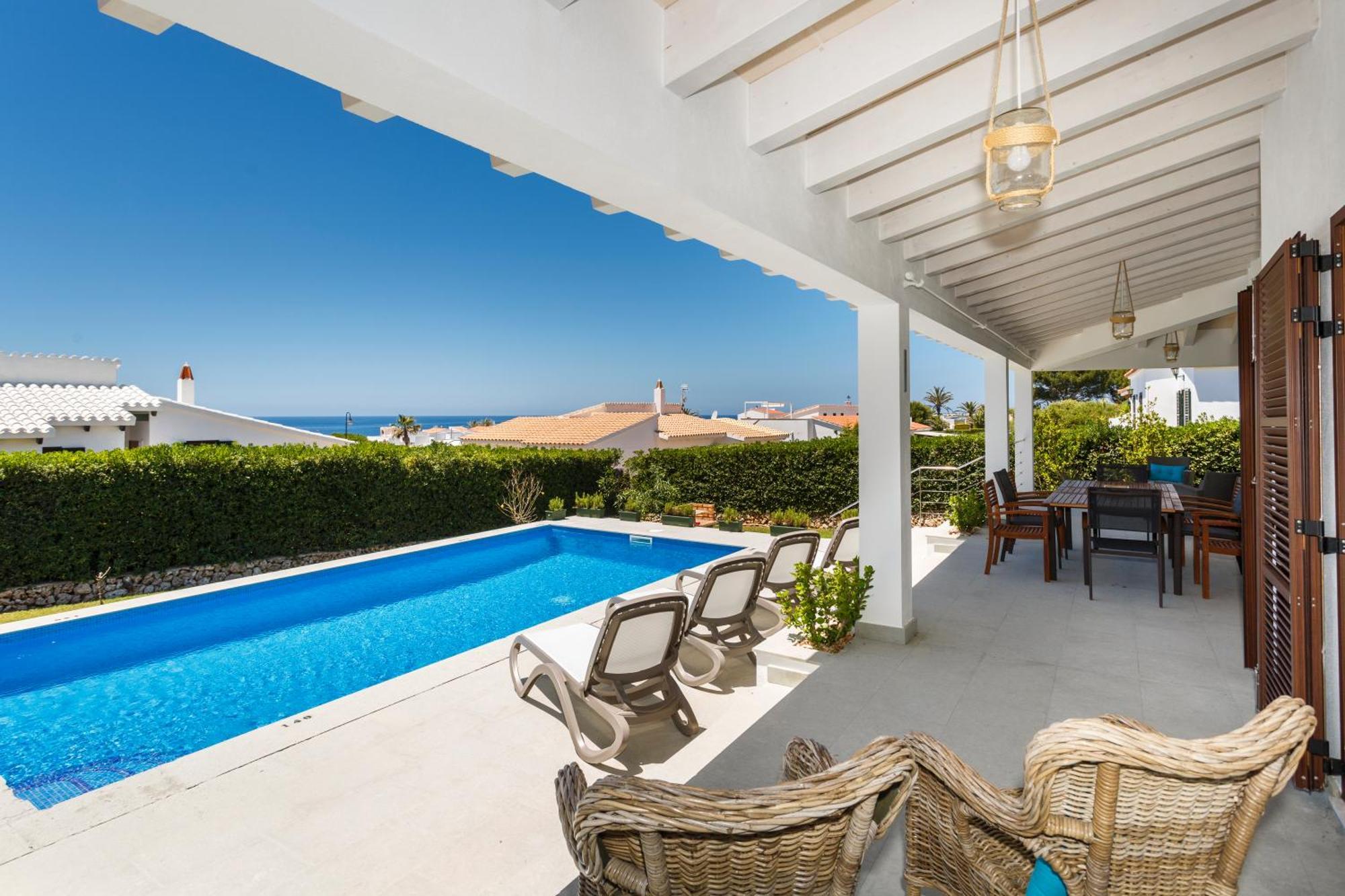 Bini Sole - Villa De Lujo Con Piscina En Menorca Binibeca Exterior foto